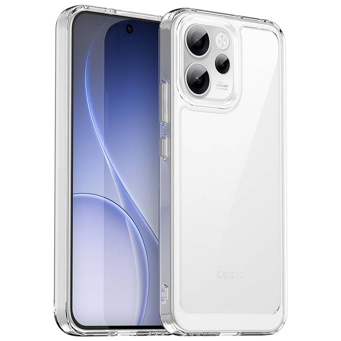 Mezon Oppo Reno15 F 5g Slim Clear Tpu Gel Back Case Wireless Charging Compatible