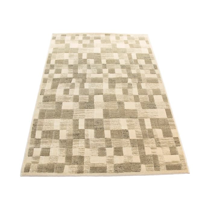 Estate Collection 100 x 150cm Modena Tile Rug - Bone