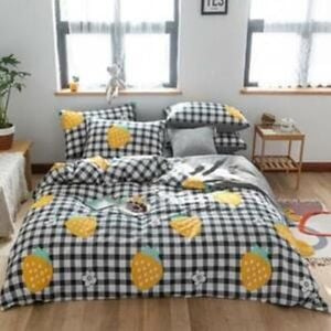 3D Yellow Strawberry 186 Bed Pillowcases Quilt King Size