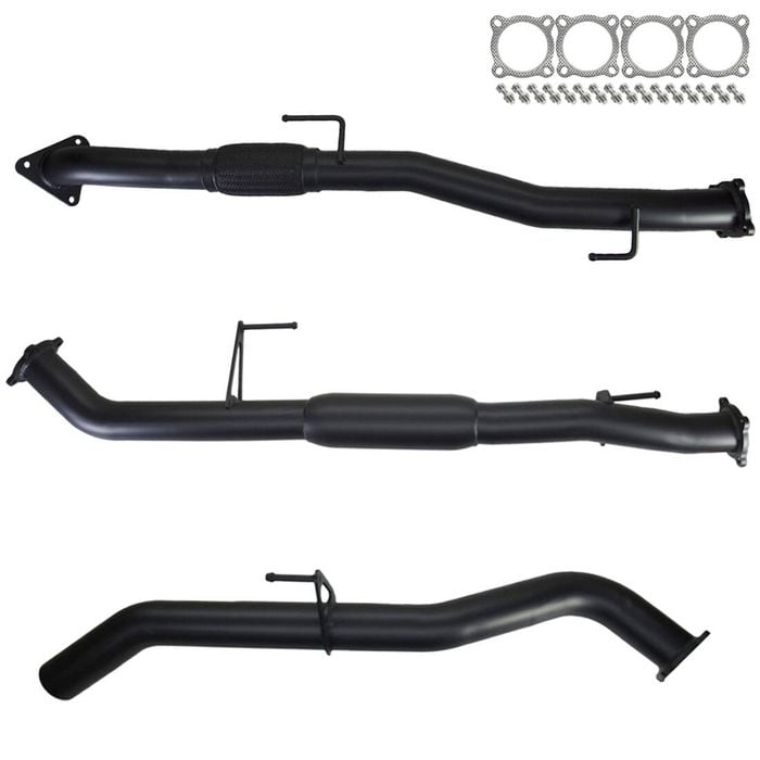 Ignite Exhausts Dump Pipe Back For Nissan D40 Navara V6 V9x Stx550 Turbo 3" Hotdog 409 Stainless Steel