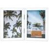 Frankie & Me Hinged 4x6'' Double Picture Frame Home/Office Photo Decor White