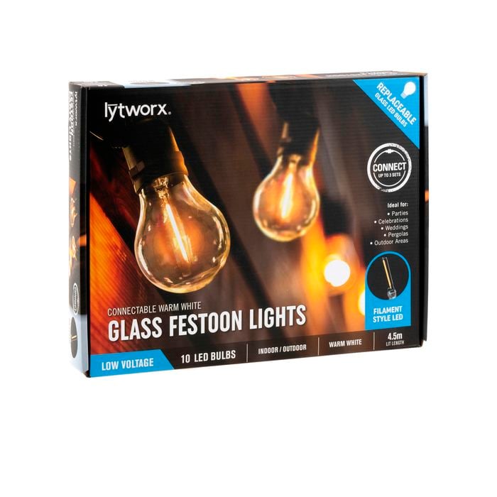 Lytworx 10 Warm White Connectable Party Lights