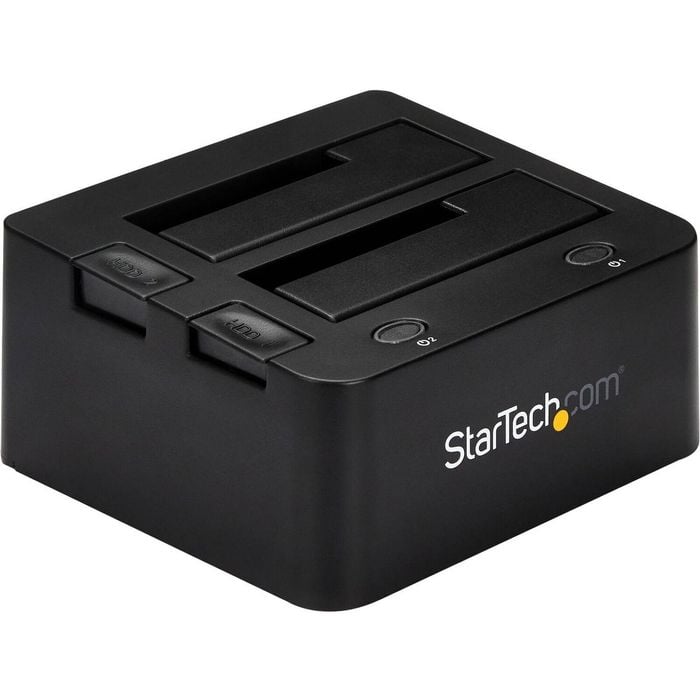 Startech.com Drive Dock Sata/600 - Usb 3.0 Type B Host Interface - Uasp Support External - Black - Dual-bay Hard Drive Dock