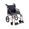Unicare Health-460mm-Rose Gold-Aura-Lightweight Transit Wheelchair