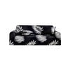 SOGA High Stretch 3-Seater Leaf Design Sofa Slipcover