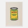 Galrie Banksy Soup Can Yellow Emerald Brown Poster - Iconic 2006 Art Print, Poster Only, A2 42 x 60cm (16 x 24inch)