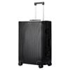 BOPAI Aluminium Suitcase Light weight Carry on & Large HardCase 2 PCS Set 20"&24" B3251 Black