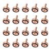 Kinetic 12mm Brass O-Ring Tap Valve - 20 Pack