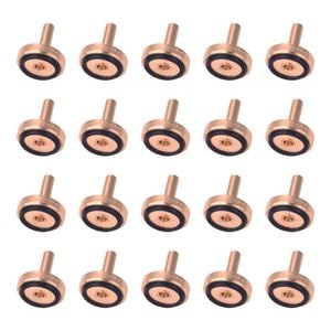 Kinetic 12mm Brass O-Ring Tap Valve - 20 Pack