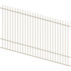 ProtectorAl 1201 - 2400 x 1500mm Surfmist Raked Up to 15º Picket Top Pool Fence Panel