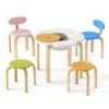 Costway Kids Activity Table Chair Stool Set Art Table Furniture