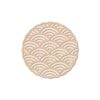 Nord Deco Wooden Coaster Kitchen Decor 10x10cm - Arches