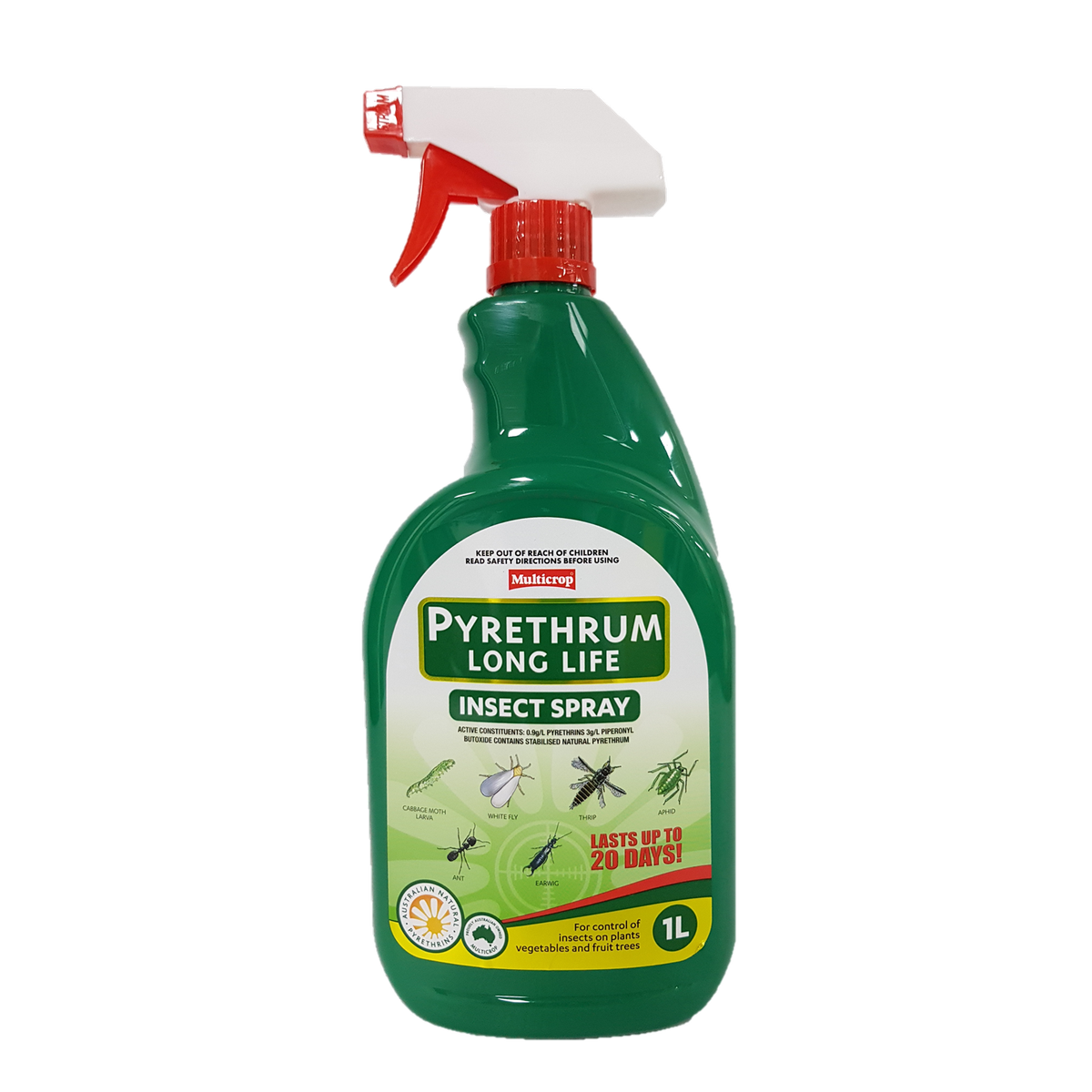 Multicrop 1L Pyrethrum Long Life Insecticide - Bunnings Australia