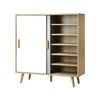 Oikiture Shoe Cabinet Storage Organiser Shoes Rack Sideboard Shelf Cupboard