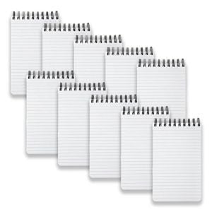 10pc Spirax P563b Pp Reporters Writing Notebook Note Pad Stationery 300pgs Black