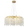 Eli & Co. Lighting Golden Wisteria Crystal Chandelier Ceiling Light 80cm