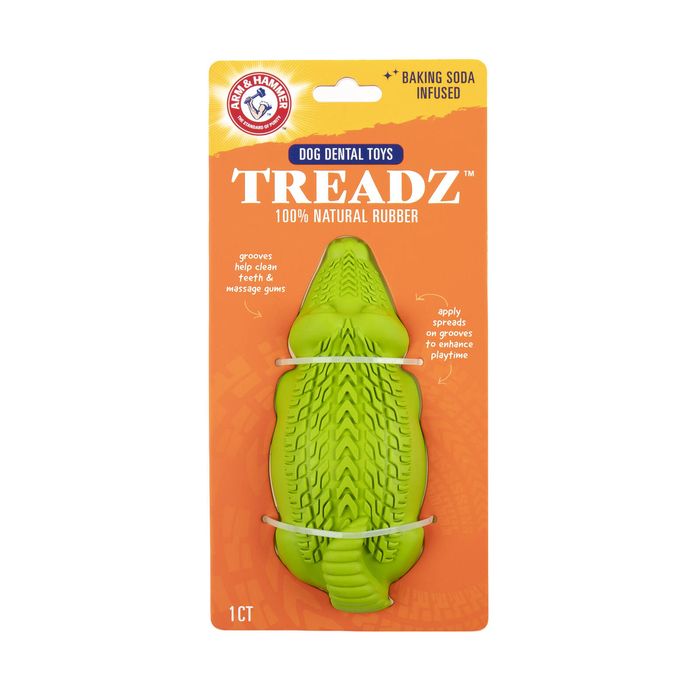 Arm & Hammer Treadz Super Gator Toy for Dogs