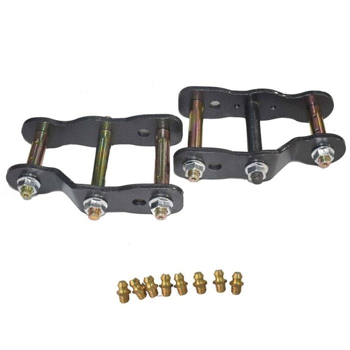 Machter Autoparts FIT FOR TOYOTA HILUX N80 2016- EXTENDED GREASABLE SHACKLES 2" INCH 50MM LIFT KIT