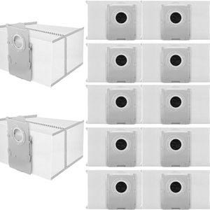 Fohoa 12pack Replacement Dust Bags Compatible With Ecovacs Deebot T50/t50 Omni/t50 Pro Max/x8 Pro Omni