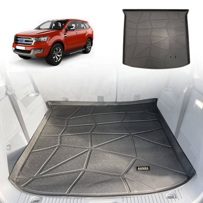 AUSGO Boot Liner for Ford Everest UA Series 2015-2022 Cargo Trunk Mat Boot Mat