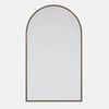 Future Glass Kira Arch Mirror - 960 x 560mm - Antique Brass