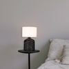 Mercator Black Rattan Table Lamp 