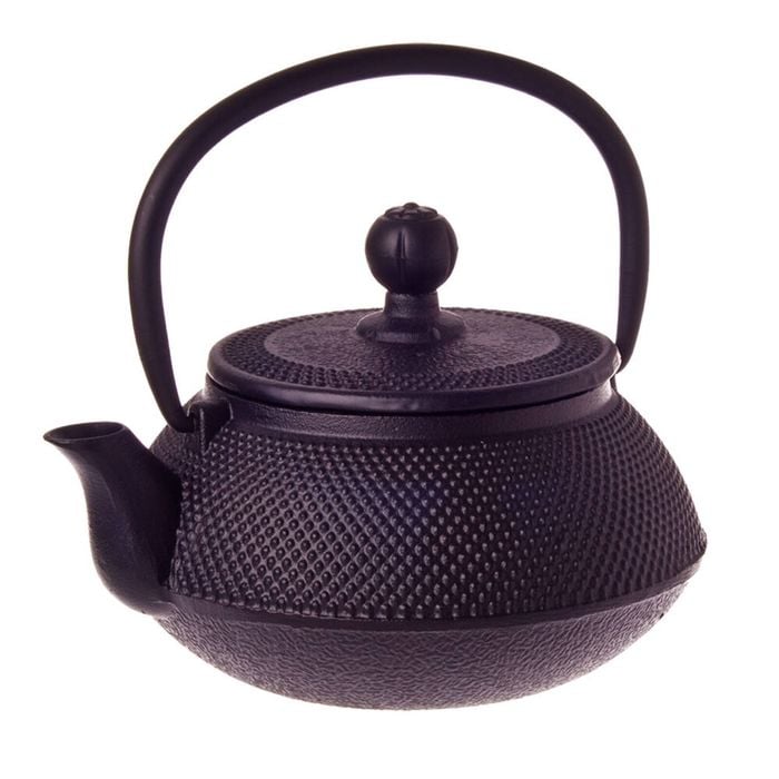 Teaology Traditional Japanese Design Durable Cast Iron Teapot 500ml Black