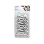 Perma Child Safety Adhesive Spring Catches - 12 Pack
