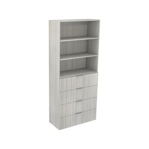 Lugna 2048 x 900 x 380mm Mist 2 Adjustable Shelf 4 Drawer Robe Insert