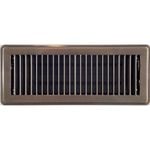 Accord 10 x 30cm Antique Brass Louvered Floor Register