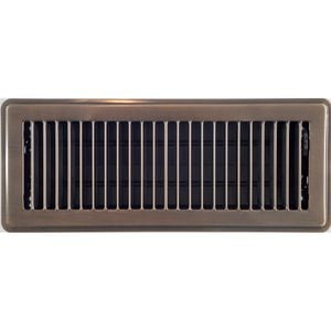 Accord 10 x 30cm Antique Brass Louvered Floor Register