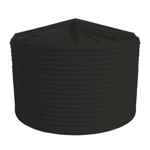 Clark Tanks 31800L Round Poly Water Tank - Metal Grey