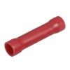 Narva 2.5-3mm Red Butt Splice Flared Vinyl Fully Insulated Cable Joiner - 15 Pack