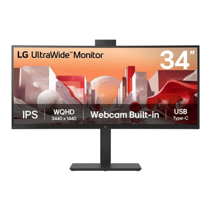 Lg 34ba85qe-b 34" Uwqhd Ips Usb-c Height Adjustable Monitor