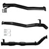 Ignite Exhausts Turbo Back for Toyota Landcruiser 76 Series V8 Wagon 3" Cat With Pipe Black Aluminised Steel