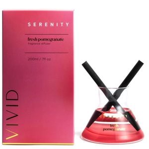 Serenity Vivid Glass Diffuser In Box Fresh Pomegranate 200ml