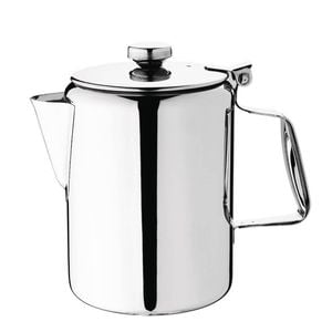 Olympia Coffee Pot Concorde Stainless Steel K747 910ml Mirror Finish Commercial Beverage Service