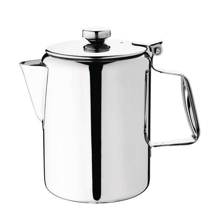 Olympia Coffee Pot Concorde Stainless Steel K747 910ml Mirror Finish Commercial Beverage Service