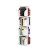 Lauft 4-tier Rotating Book Storage Shelf Bookcase Rotating Display Stand Shelf