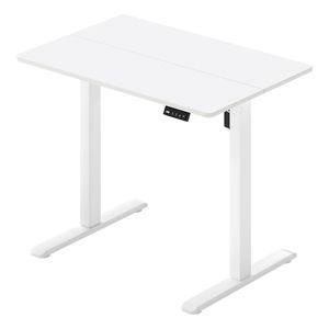 Levede Adjustable Height Standing Desk with Splice Board - White