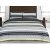 Bloomington Gene Digital Black Quilt Cover Set King