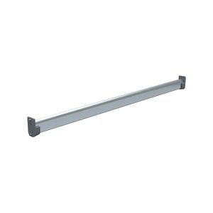 Flexi Storage Wardrobe 565 x 42 x 20mm Brushed Aluminium Hanging Rail