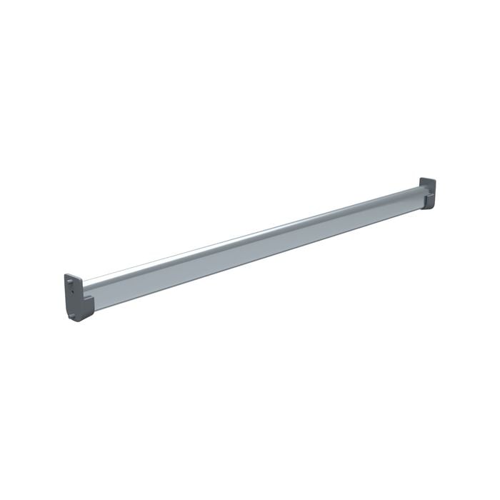 Flexi Storage Wardrobe Brushed Aluminium Hanging Rail 