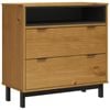 vidaXL Chest of Drawers Storage Cabinet Drawer Cabinet FLAM