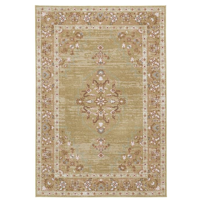Loopsie-400cm X 300cm-gardsten Beige Bronze Traditional Washable Rug