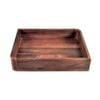 222 Fifth Acacia Wood 25.4cm Rectangle Bowl - Brown