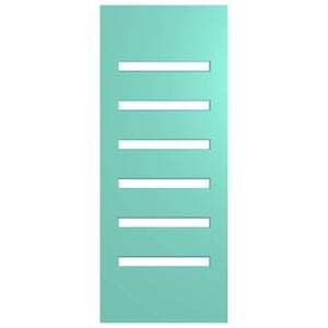 Hume 2040 x 820 x 40mm Entrance Door PGP Verve Unglazed Glass VER6