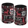 AFL Christmas Stubby Cooler - St Kilda Saints - Rubber Base - XMAS