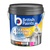 British Paints 4 Seasons Defence 15L Extra Bright Low Sheen Exterior Paint