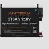 ANTPAK 210Ah 200Ah Slimline Ultra Slim Behind Seat Dual Battery System Kit BMS Bluetooth 4WD Caravan Charging Solar